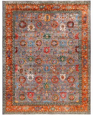Serapi One-of-a-Kind Wool Gray Area Rug 9' 3" x 11' 9"