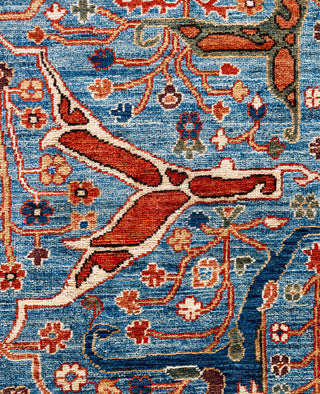 Serapi One-of-a-Kind Wool Blue Area Rug 9' 1" x 11' 11"