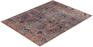 Serapi One-of-a-Kind Wool Blue Area Rug 9' 1" x 11' 11"