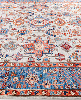 Serapi One-of-a-Kind Wool Gray Area Rug 9' 1" x 12' 0"