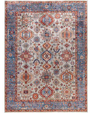 Serapi One-of-a-Kind Wool Gray Area Rug 9' 1" x 12' 0"