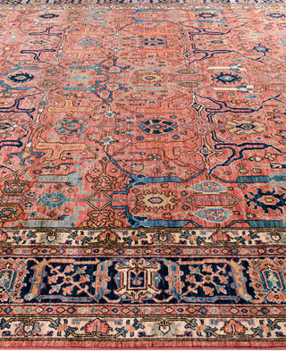 Serapi One-of-a-Kind Wool Pink Area Rug 9' 0" x 11' 10"