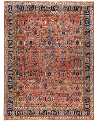 Serapi One-of-a-Kind Wool Pink Area Rug 9' 0" x 11' 10"