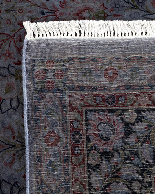 Contemporary Fine Vibrance Gray Wool Area Rug - 8' 1" x 10' 0"