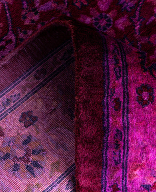 Fine Vibrance, One-of-a-Kind Hand-Knotted Area Rug  - Purple, 2' 7" x 7' 1"