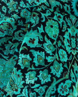 Contemporary Hand Knotted  Green Area Rug 9' 10" x 13' 7"
