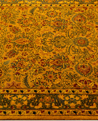 Fine Vibrance, One-of-a-Kind Hand-Knotted Area Rug  - Gold, 3' 2" x 5' 1"