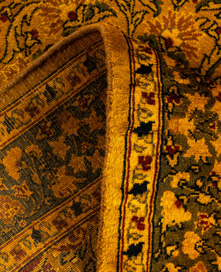 Fine Vibrance, One-of-a-Kind Hand-Knotted Area Rug  - Gold, 3' 2" x 5' 1"