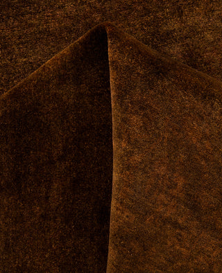 Overdyed One-of-a-Kind Wool Brown Area Rug 6' 1" x 9' 1"