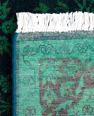 Fine Vibrance, One-of-a-Kind Hand-Knotted Area Rug  - Green, 3' 2" x 5' 4"