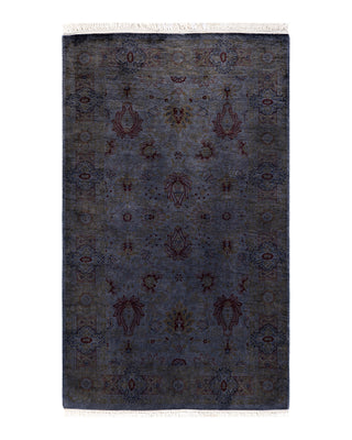 Modern Fine Vibrance Gray Area Rug 3' 1" x 5' 1"