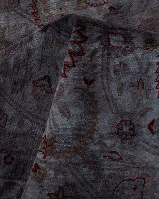 Contemporary Hand Knotted  Gray Area Rug 8' 2" x 9' 10"