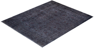 Contemporary Hand Knotted  Gray Area Rug 8' 2" x 9' 10"