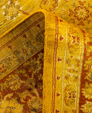 Fine Vibrance, One-of-a-Kind Hand-Knotted Area Rug  - Yellow, 6' 0" x 8' 9"