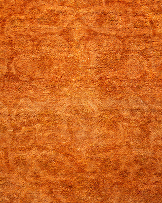 Contemporary Hand-Knotted Overdyed Gold Area Rug 3' 1" x 4' 10"