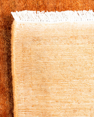 Contemporary Hand-Knotted Overdyed Gold Area Rug 3' 1" x 4' 10"