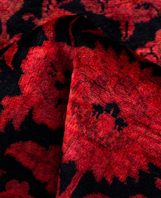 Fine Vibrance, One-of-a-Kind Hand-Knotted Area Rug  - Orange, 2' 6" x 8' 1"