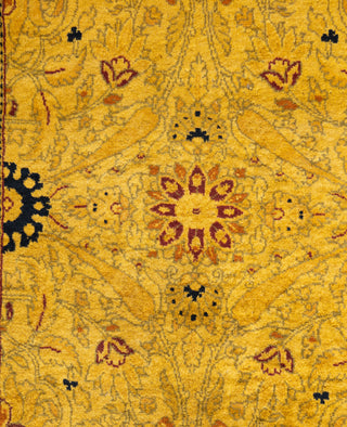 Overdyed Hand-Knotted Wool Modern-Contemporary Gold Runner 2' 8" x 11' 5"