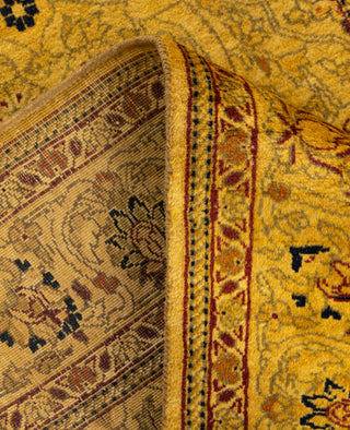 Overdyed Hand-Knotted Wool Modern-Contemporary Gold Runner 2' 8" x 11' 5"