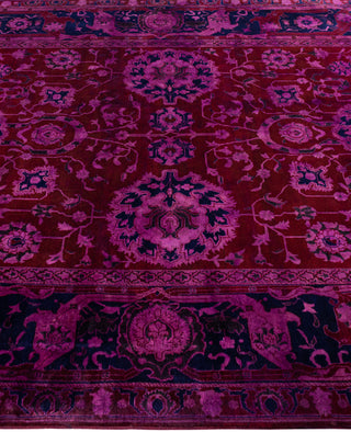 Fine Vibrance, One-of-a-Kind Hand-Knotted Area Rug  - Purple, 5' 10" x 9' 6"