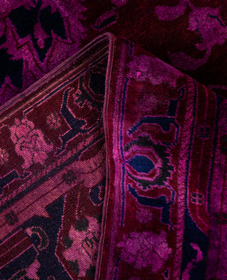 Fine Vibrance, One-of-a-Kind Hand-Knotted Area Rug  - Purple, 5' 10" x 9' 6"