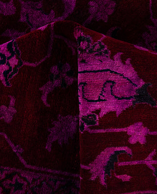 Fine Vibrance, One-of-a-Kind Hand-Knotted Area Rug  - Purple, 5' 10" x 9' 6"