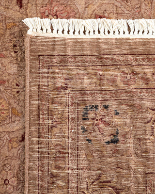 Contemporary Hand Knotted Overdyed Beige Area Rug 4' 1" x 6' 2"