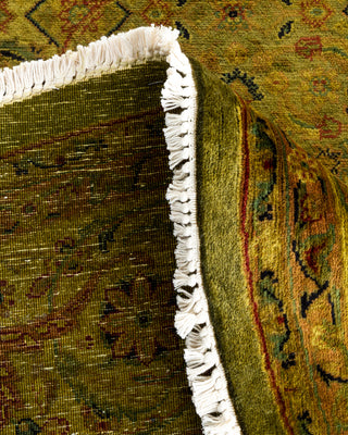 Contemporary Hand Knotted Overdyed Gold Area Rug 6' 2" x 6' 4"