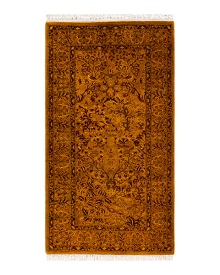 Modern Fine Vibrance Gold Area Rug 2' 8" x 4' 10"