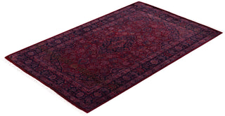 Fine Vibrance, One-of-a-Kind Hand-Knotted Area Rug  - Red, 2' 8" x 4' 4"