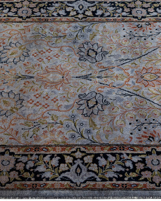Contemporary Fine Vibrance Gray Wool Runner - 2' 7" x 4' 4"
