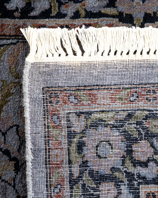 Contemporary Fine Vibrance Gray Wool Runner - 2' 7" x 4' 4"