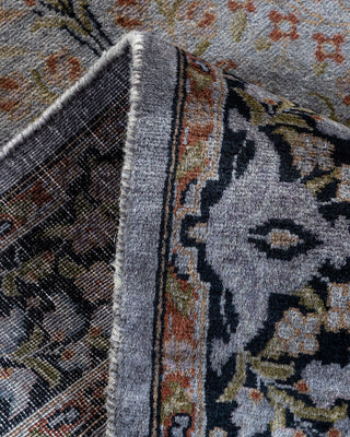 Contemporary Fine Vibrance Gray Wool Runner - 2' 7" x 4' 4"