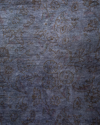 Contemporary Fine Vibrance Gray Wool Runner - 2' 7" x 8' 1"
