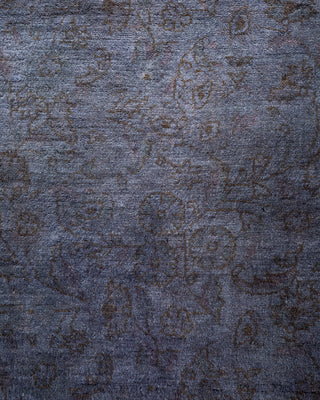 Contemporary Hand Knotted  Gray Runner 2' 7" x 8' 1"