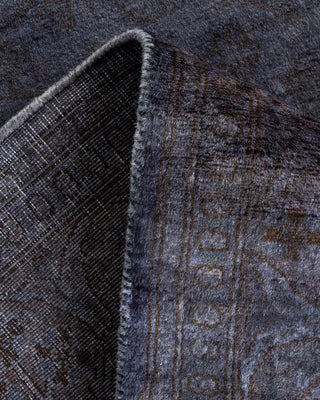 Contemporary Hand Knotted  Gray Runner 2' 7" x 8' 1"