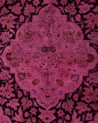 Overdyed Hand-Knotted Pink Area Rug 8' 2" x 10' 2"