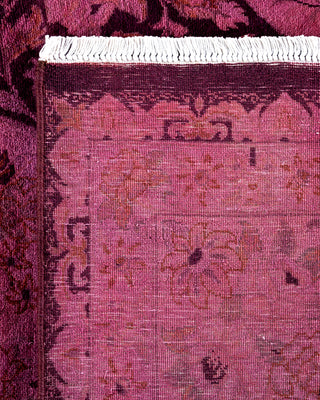 Overdyed Hand-Knotted Pink Area Rug 8' 2" x 10' 2"