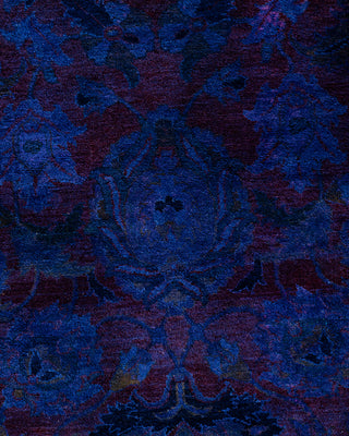 Fine Vibrance, One-of-a-Kind Hand-Knotted Area Rug  - Blue, 6' 2" x 9' 0"