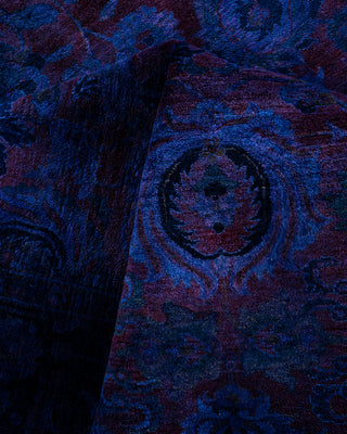 Fine Vibrance, One-of-a-Kind Hand-Knotted Area Rug  - Blue, 6' 2" x 9' 0"