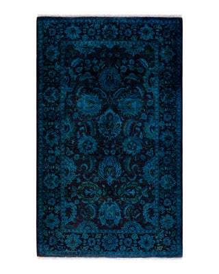 Contemporary Fine Vibrance Red Wool Area Rug 3' 2" x 5' 2"