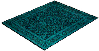 Contemporary Hand Knotted  Black Area Rug 8' 3" x 10' 1"