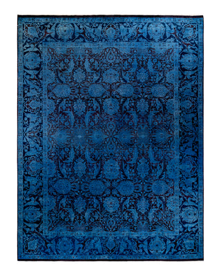 Modern Fine Vibrance Blue Area Rug 9' 0" x 11' 10"