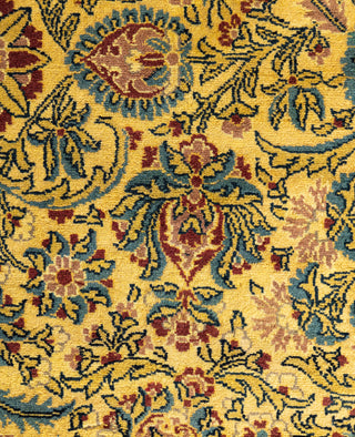 Overdyed Hand-Knotted Wool Modern-Contemporary Gold Area Rug 8' 1" x 10' 5"