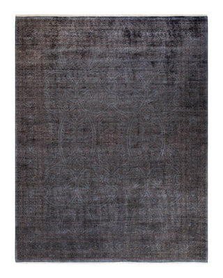 Contemporary Fine Vibrance Gray Wool Area Rug 8' 3" x 10' 6"
