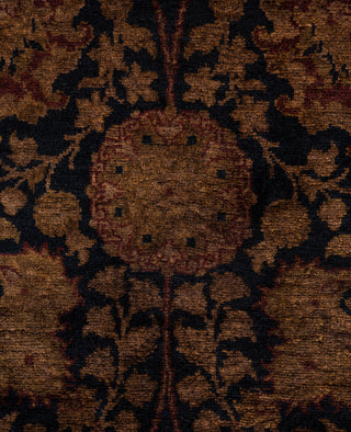 Overdyed Hand-Knotted Wool Modern-Contemporary Brown Runner 2' 7" x 6' 8"