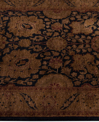 Overdyed Hand-Knotted Wool Modern-Contemporary Brown Runner 2' 7" x 6' 8"