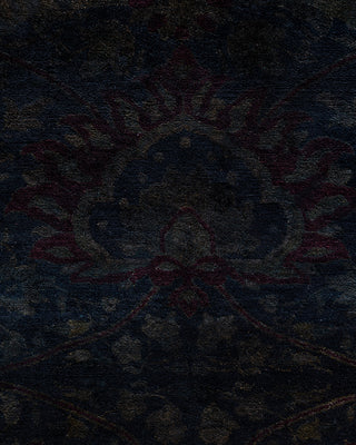Overdyed Hand-Knotted Gray Area Rug 8' 2" x 10' 4"