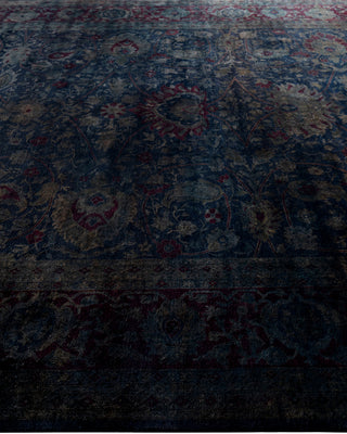 Overdyed Hand-Knotted Gray Area Rug 8' 2" x 10' 4"