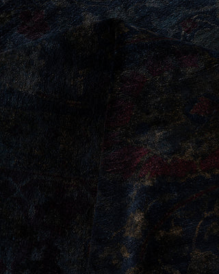 Overdyed Hand-Knotted Gray Area Rug 8' 2" x 10' 4"